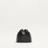 Geantă mini tip sac din piele nappa cu lanț cu logo Geantă mini tip sac din piele nappa cu lanț cu logo