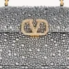 Geantă mini Valentino Garavani Vsling cu strasuri și logo bijuterie Geantă mini Valentino Garavani Vsling cu strasuri și logo bijuterie