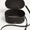 Geantă mini Vlogo Signature din piele de vițel granulată Geantă mini Vlogo Signature din piele de vițel granulată