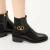 Ghete din piele de vițel cu logo 30 mm Ghete din piele de vițel cu logo 30 mm