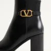 Ghete din piele de vițel cu semnătura Vlogo 75 mm Ghete din piele de vițel cu semnătura Vlogo 75 mm