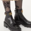 Ghete din piele de vițel Vlogo Signature 55 mm Ghete din piele de vițel Vlogo Signature 55 mm