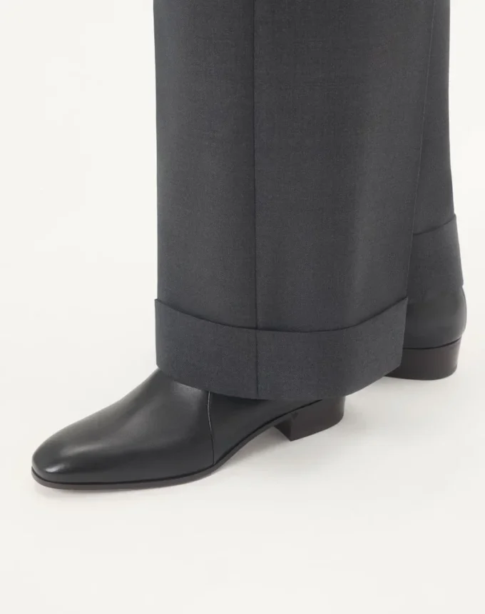 Ghete Pat din piele de capră