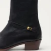 Ghete Pat din piele de capră