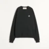 Hanorac din bumbac cu guler rotund și patch Chez Valentino