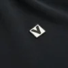 Hanorac din bumbac cu guler rotund și patch Chez Valentino