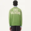 Hanorac din bumbac cu imprimeu și broderie Chez Valentino Hanorac din bumbac cu imprimeu și broderie Chez Valentino