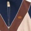 Hanorac din nailon cu fermoar și patch VLogo Hanorac din nailon cu fermoar și patch VLogo