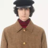Jacheta bomber din lână Valentino cu model houndstooth Jacheta bomber din lână Valentino cu model houndstooth