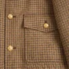 Jacheta bomber din lână Valentino cu model houndstooth Jacheta bomber din lână Valentino cu model houndstooth