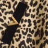 Jacheta bomber Valentino din lână drapată, cu VGold pe buzunarele laterale