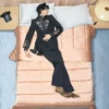 Jacheta brodată Valentino cu centură din lână Grain De Poudre