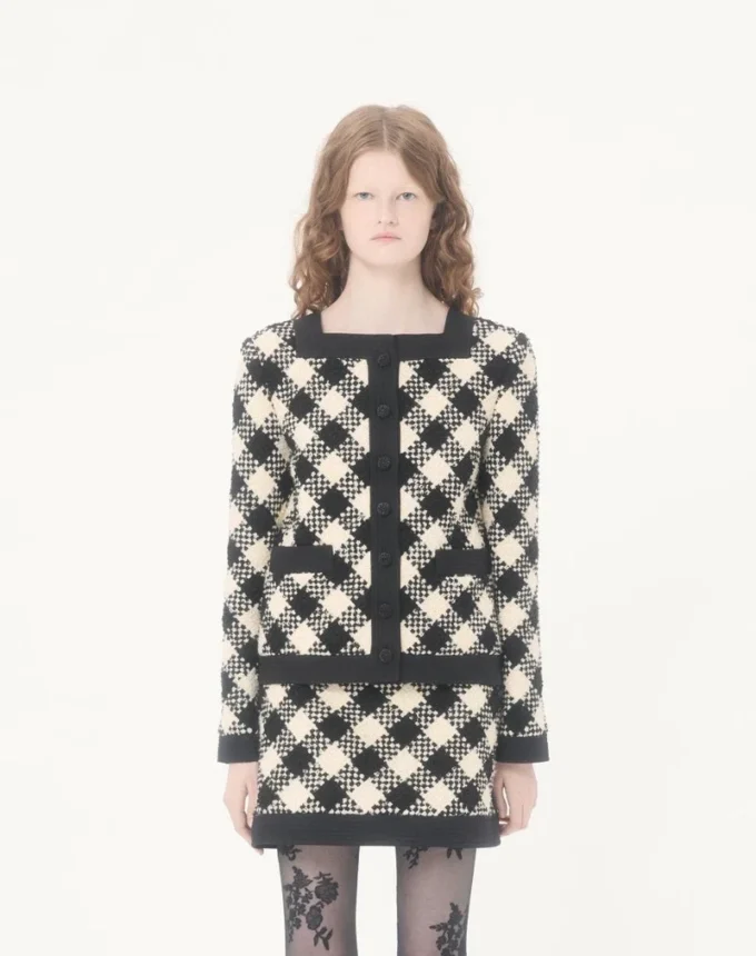 Jacheta Damier Tweed Jacheta Damier Tweed