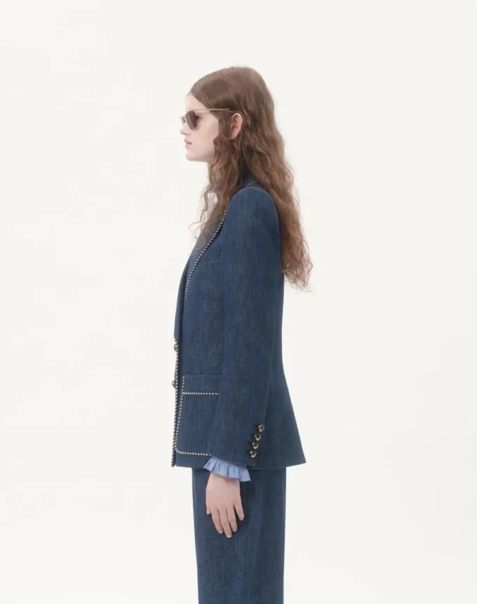 Jacheta din denim Chambray Jacheta din denim Chambray