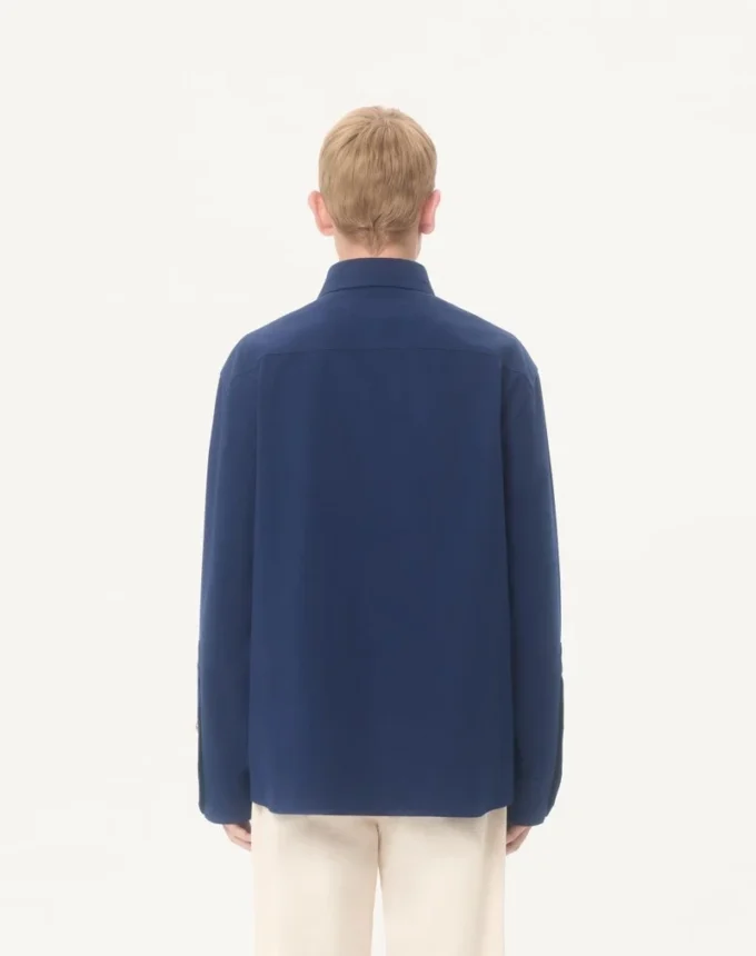 Jacheta din gabardină de bumbac Valentino cu VGold Jacheta din gabardină de bumbac Valentino cu VGold