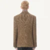 Jacheta din lână cu un singur rând de nasturi și model Glen Plaid de la Valentino Jacheta din lână cu un singur rând de nasturi și model Glen Plaid de la Valentino