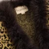 Jacheta din tricot jacquard cu imprimeu animalier și lurex Jacheta din tricot jacquard cu imprimeu animalier și lurex