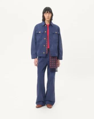 Jacheta safari din denim