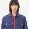 Jacheta safari din denim Jacheta safari din denim