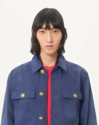 Jacheta safari din denim