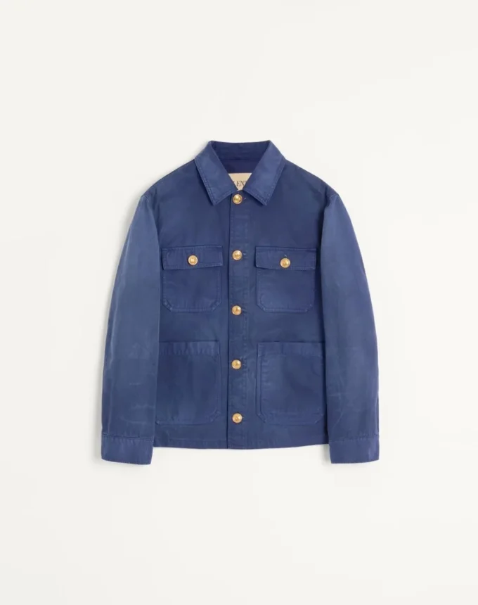 Jacheta safari din denim Jacheta safari din denim