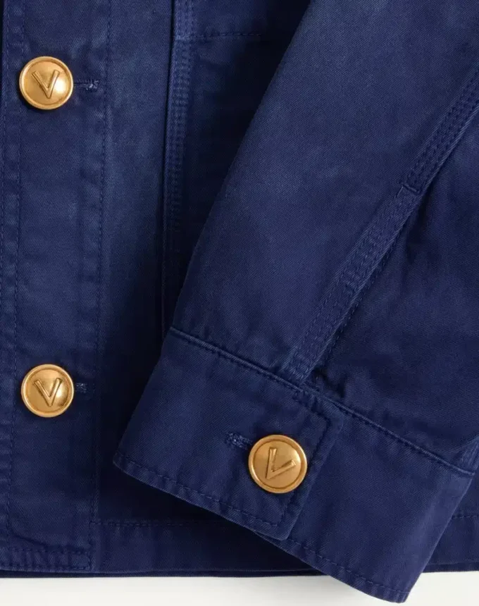 Jacheta safari din denim Jacheta safari din denim