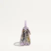 Mini geantă de mână Valentino Garavani Vsling cu motiv Flowerism din strasuri și logo bijuterie Mini geantă de mână Valentino Garavani Vsling cu motiv Flowerism din strasuri și logo bijuterie