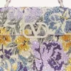 Mini geantă de mână Valentino Garavani Vsling cu motiv Flowerism din strasuri și logo bijuterie Mini geantă de mână Valentino Garavani Vsling cu motiv Flowerism din strasuri și logo bijuterie