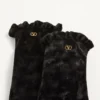 Mănuși Chenille cu logo-ul Vlogo