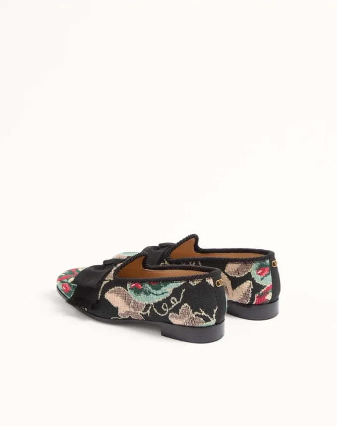 Mocasini Bowow din țesătură jacquard