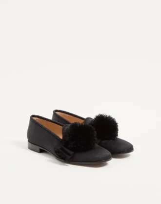 mocasini bowow din estur moir 2 330x417 - Mocasini Bowow din țesătură moir&eacute;