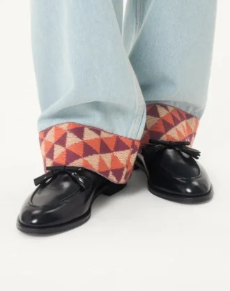 Mocasini Bowshire din piele de vițel lucioasă