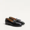 Mocasini Bowshire din piele de vițel lucioasă