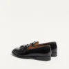 Mocasini Bowshire din piele de vițel lucioasă