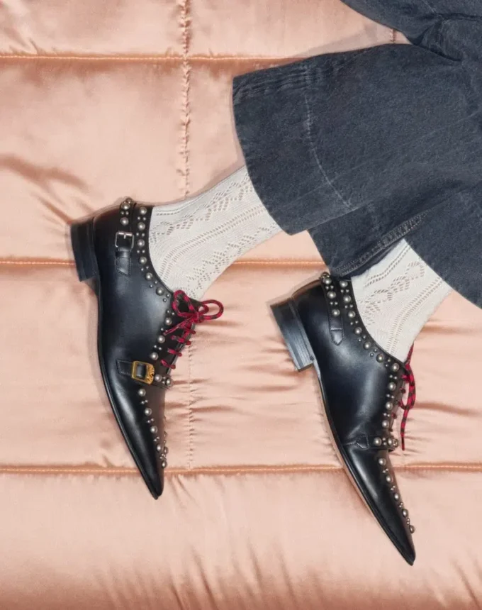 Mocasini Derby din piele de vițel Mocasini Derby din piele de vițel