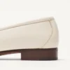 Mocasini din piele de capră cu detaliu VLogo Signature