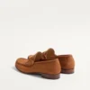 Mocasini din piele de căprioară suede cu detaliu VLogo Signature