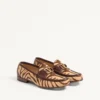 Mocasini din piele de vițel cu efect de ponei și semnătura Vlogo, 20 mm Mocasini din piele de vițel cu efect de ponei și semnătura Vlogo, 20 mm