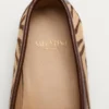 Mocasini din piele de vițel cu efect de ponei și semnătura Vlogo, 20 mm Mocasini din piele de vițel cu efect de ponei și semnătura Vlogo, 20 mm