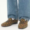 Mocasini Les Alcôvettes din țesătură jacquard