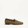 Mocasini Les Alcôvettes din țesătură jacquard