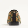 Mocasini Les Alcôvettes din țesătură jacquard