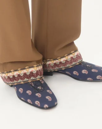 Mocasini Les Alcôvettes din pânză Voyage Imaginaire
