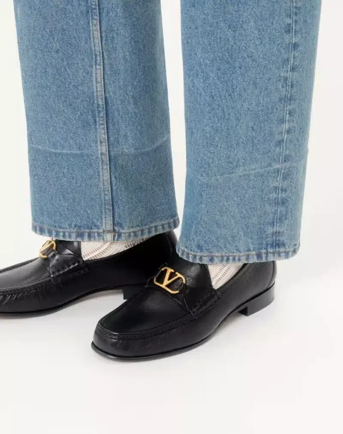 Mocasini Vlogo Signature din piele de bivol