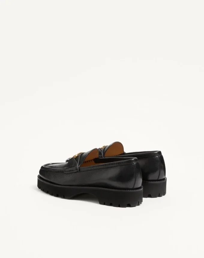 Mocasini VLogo Signature din piele de bivol