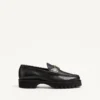 Mocasini VLogo Signature din piele de bivol
