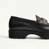 Mocasini VLogo Signature din piele de bivol