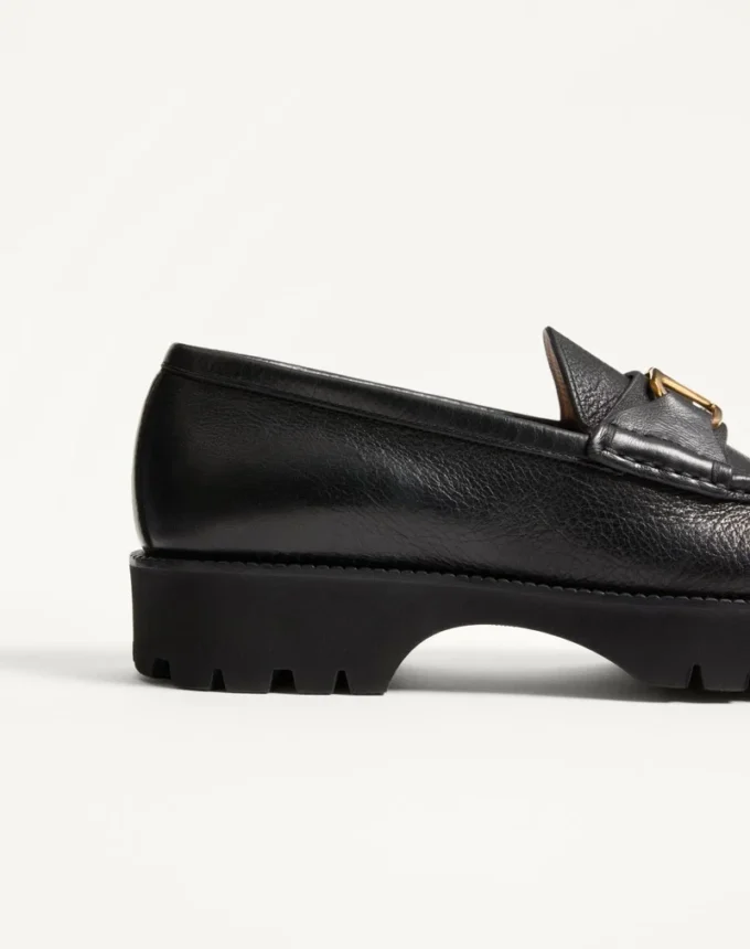 Mocasini VLogo Signature din piele de bivol