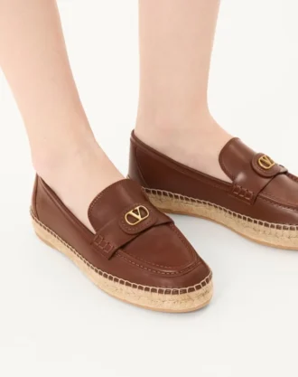 Mocasini Vlogo Signature din piele de vițel 20 mm Mocasini Vlogo Signature din piele de vițel 20 mm