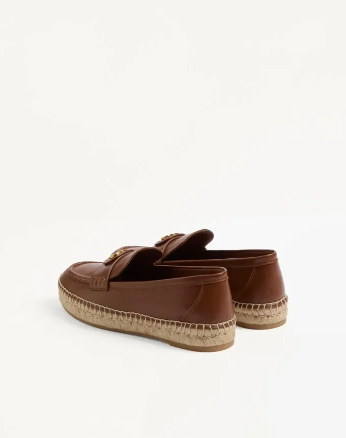 Mocasini Vlogo Signature din piele de vițel 20 mm